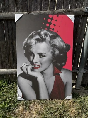 Arte en lienzo Marylyn Monroe con marco de fotos decoración del hogar Foto 1 de 3