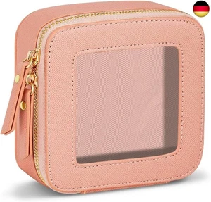 FDEETY Kleine Einseitig Transparent Kosmetiktasche Mini Make Up Tasche Damen - Bild 1 von 7