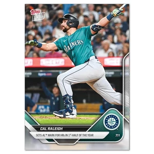2025 MLB Topps NOW 413 CAL RALEIGH AL MARK FOR 38 HR B4 ALLSTAR MARINERS PRESALE - Picture 1 of 2