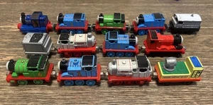 Lot of 14 Thomas & Friends Take N Play Along Train Engine Tender Talking James - Picture 1 of 5