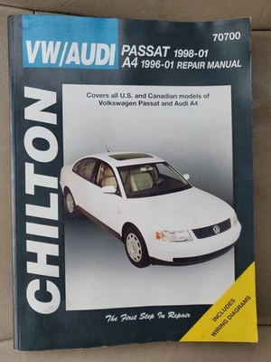 Manual de reparación VW Passat y Audi A4 1996 1997 1998 1999 2000 2001 Volkswagen Foto 1 de 4