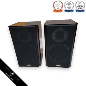 Onkyo D200II Speaker Pair Edge Reupholstered No Defects - Picture 1 of 7