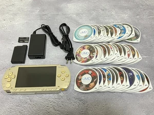 Sony PSP 1000 champagne gold battery charger memory stick / random 3 games - Picture 1 of 7