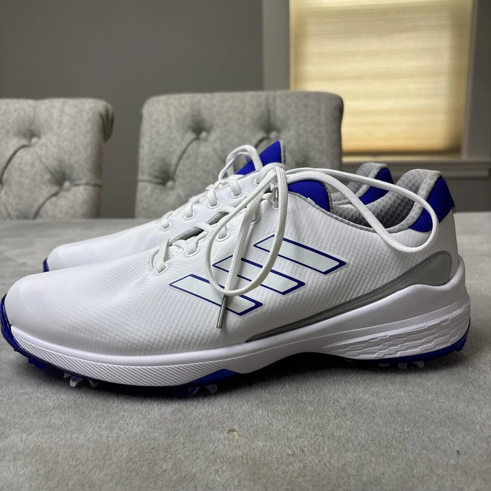 Adidas Womens ZG23 Vent Golf Shoes White/ Grey/ Silver Metallic Size 6