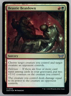 Beastie Beatdown Duskmourn: House of Horror Foil - Image 1 of 2