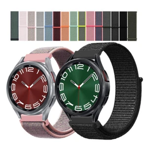 2 PACK Woven Nylon Loop 20mm Watch Band Strap For Samsung Galaxy Watch 7 6 5 4 - Picture 1 of 27