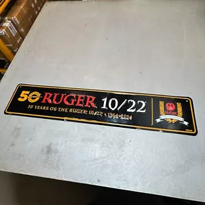 Letrero Ruger 10/22 50 años de Ruger - Imagen 1 de 6