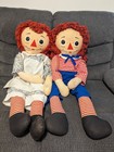 Poupée Raggedy Ann and Andy extra large 42 pouces par Kickerbocker années 1970