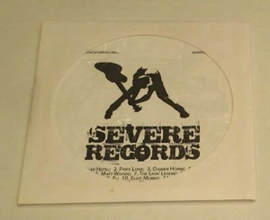 Severe Records Promo Sampler CD Neu Versiegelt Rock Indie Musik OOP Paris Luna - Bild 1 von 4