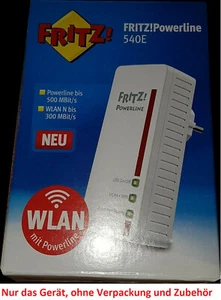 AVM Fritz!Powerline 540e WLAN (20002611) von Händler ⭐⭐⭐⭐⭐ - Bild 1 von 2