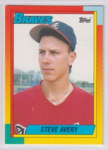Steve Avery 1990 Topps Traded Rookie #4T Braves c {0312