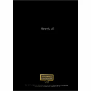 1973 Johnnie Walker: Honor Thy Self Vintage Print Ad - Picture 1 of 1
