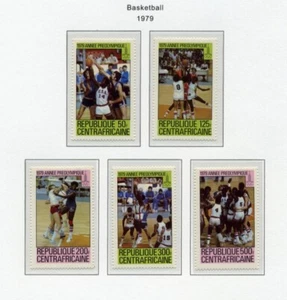 Baloncesto CENT AFRICAN REP MNH 403-07 ZG691 - Imagen 1 de 1