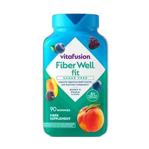 New Vitafusion Fiber Well Fit Sugar Free Fiber Supplement 90 Gummies Sealed 5/26 - Picture 1 of 1