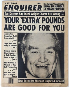 National Enquirer Vintage August 7 1979 Red Skelton Tony Danza Princess Grace - Picture 1 of 6