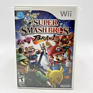 Super Smash Bros. Brawl (Nintendo Wii, 2008) With Manual - Picture 1 of 9