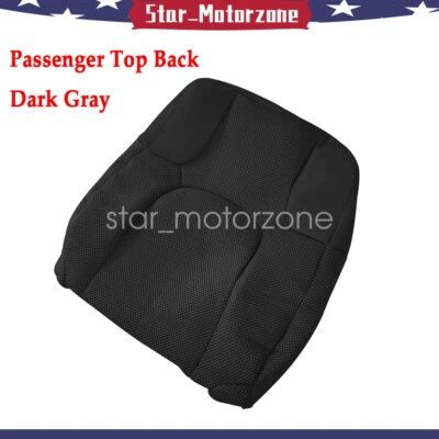 For 2005-2021 Nissan Frontier Passenger Top Back Cloth Seat Cover Dark Gray Foto 1 de 4