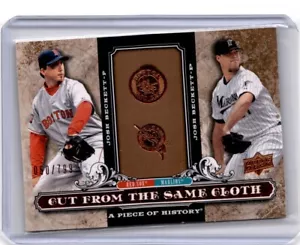2008 Upper Deck Piece of History Cut from the Same Cloth CSCJB Josh Beckett /799 - Bild 1 von 2