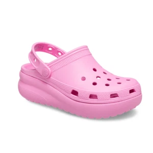 Zuecos Crocs para niños Cutie Crush rosa caramelo jóvenes niñas zapatos plataforma talla 11 Y - Imagen 1 de 7