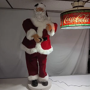 Enchanted Forest Animated 50" Dancing Musical Santa - Tested & Working - Picture 1 of 19