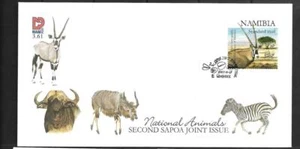 NAMIBIA, 2007 ANIMALES NACIONALES, EDICIÓN SAPOA DE NAMIBIA ILUSTRADA FDC, - Imagen 1 de 1