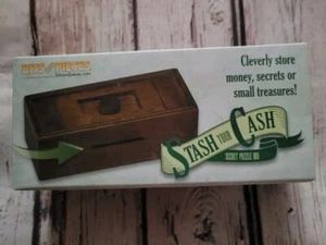 NEW Bits and Pieces - Stash Your Cash - Secret Puzzle Box - Picture 1 of 3