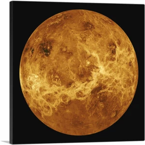 ARTCANVAS Planet Venus Second Planet from the Sun Canvas Art Print - Picture 1 of 11