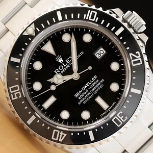ROLEX SEA-DWELLER 4000 SD4K 116600 BLACK CERAMIC STAINLESS STEEL 40MM WATCH - Picture 1 of 10