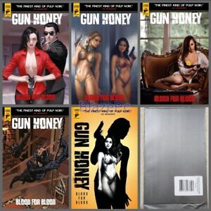 Gun Honey Blood For Blood #3 Cover A B C D E F G Variant Set Options Titan NM