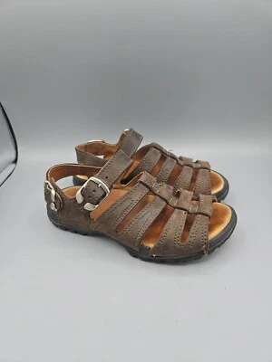 Sandalias de Senderismo NIKE ACG Pescador Cuero Marrón De Colección Talla 6 138027 221 Para Mujer Foto 1 de 4