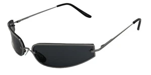 TOTALMENTE NUEVAS (1) 20851 Matrix Twins I Gafas de Sol Marco de Metal con Lentes de Humo - Imagen 1 de 1