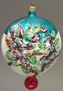 Christopher Radko Twelve Days of Christmas 4 Calling Birds - Boxed 75598 - Picture 1 of 1