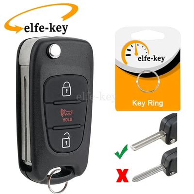 Funda de repuesto para llavero abatible de 4 botones Sportage Soul Rio 2010-2014 para Kia Foto 1 de 4
