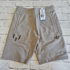 Kids Size Small Adidas Messi Shorts In Light Brown-NWT - Picture 1 of 15