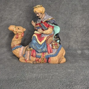 Nativity Camel with Wiseman Kirkland 75177 Porcelain Replacement Piece Figure - Picture 1 of 6