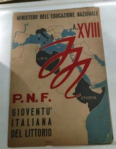 PAGELLA NR. 700411 - PNF ITALIENISCHE JUGEND VON LITTORIO-1939-1940-XVIII FASCHISTA - Bild 1 von 4