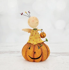 2005 August Moon Angel Wings "Halloween Pumpkinina"" Figurine | Dan DiPaolo - Picture 1 of 6