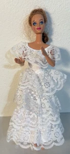 VTG 1990s Red Braided Hair Barbie Doll Redressed; Wedding, Ring & Cake - Picture 1 of 16