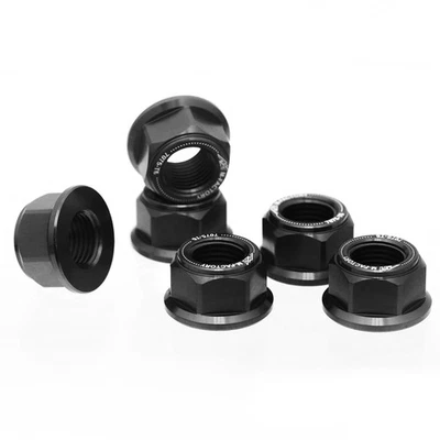 Tuercas de piñón de eje trasero Billet negras para Aprilia ETV 1000 Caponord 04 05 06 07 Foto 1 de 4