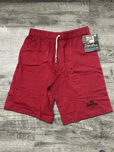 Vintage 90er neu aus altem Lagerbestand Hanes Signature Collection Erwachsene Large Shorts dunkelrot Joe Montana - Bild 1 von 9