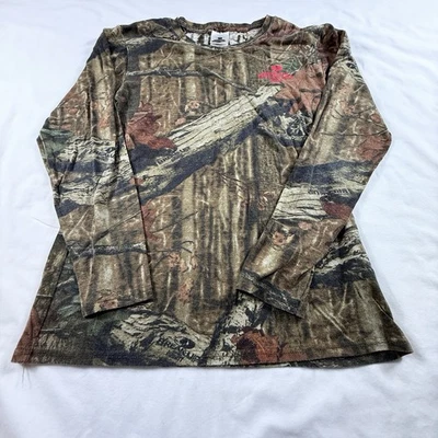 Mossy Oak Break-Up Infinity 长袖迷彩 T 恤 T 恤 S 码女式 — 第 1/4 张图片