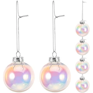 6 Stück Weihnachten Christbaumschmuck 8 cm hängend Weihnachtsdeko - Bild 1 von 12