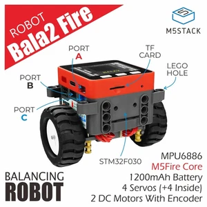 M5Stack BALA2Fire Maker Coche Inteligente Equilibrio Vehículo Robot Control PID - Imagen 1 de 6