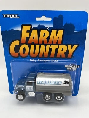 Delhi Dairy Transport Truck Diecast ERTL Farm Country 1995   #687 - Image 1 of 4