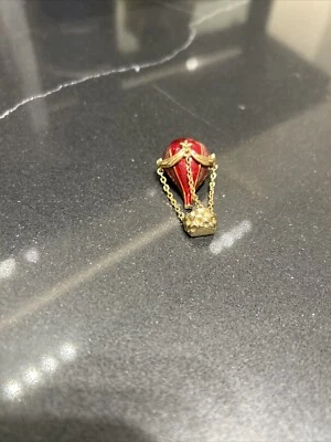 Заколка на воздушный шар Joan Rivers ювелирное изделие красная эмаль - Изображение 1 из 4