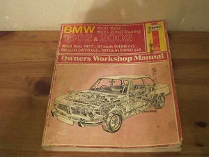 Haynes BMW 1500 1502 1600 1602 2000 2002 Owners Workshop Manual 1959 thru 1977 - Bild 1 von 2