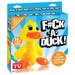 F#ck-A-Duck Inflatable Blow Up Duck (pd8610-00) - Picture 1 of 1