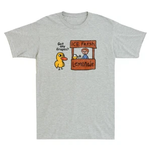 Ice Fresh Lemonade Got Any Grapes Duck Funny Saying Meme Vintage Men's T-Shirt - Picture 1 of 9