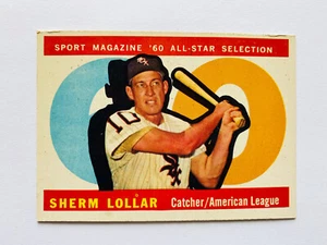 1960 Topps #567 Sherm Lollar All Star Magazine Sox * Edge wear & soft Corners - Bild 1 von 4
