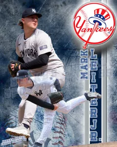 New York Yankee Lithographie Druck von Mark Leiter Jr. 2025 - Bild 1 von 1